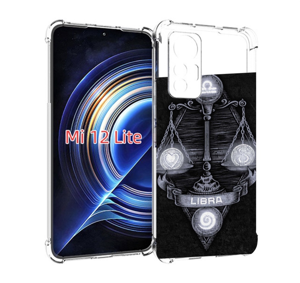 

Чехол MyPads знак зодиака весы 2 для Xiaomi 12 Lite, Прозрачный, Tocco