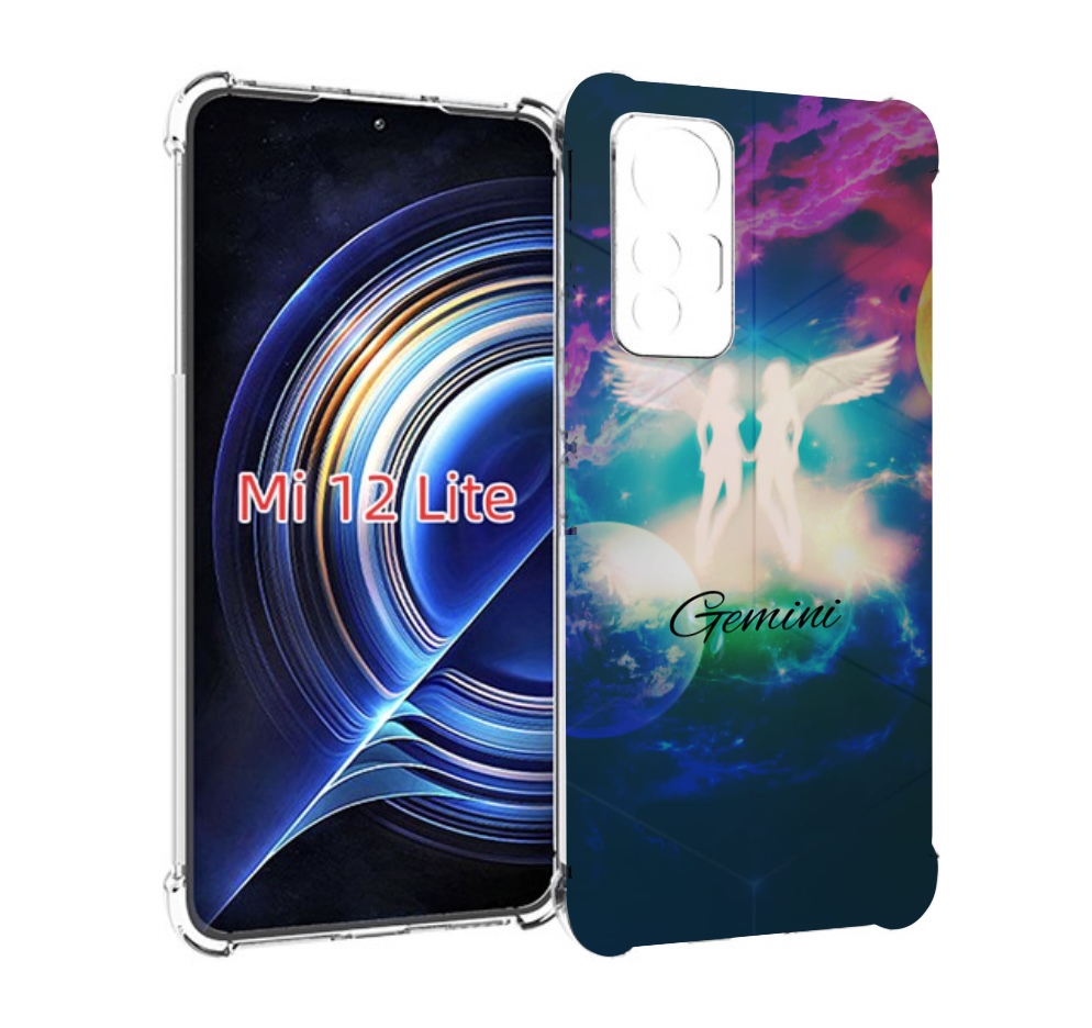 

Чехол MyPads знак зодиака близнецы 3 для Xiaomi 12 Lite, Прозрачный, Tocco