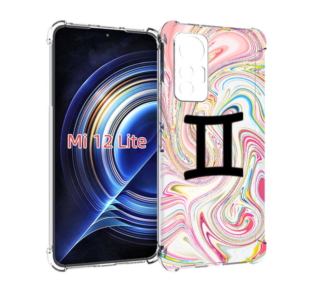 

Чехол MyPads знак зодиака близнецы 2 для Xiaomi 12 Lite, Прозрачный, Tocco