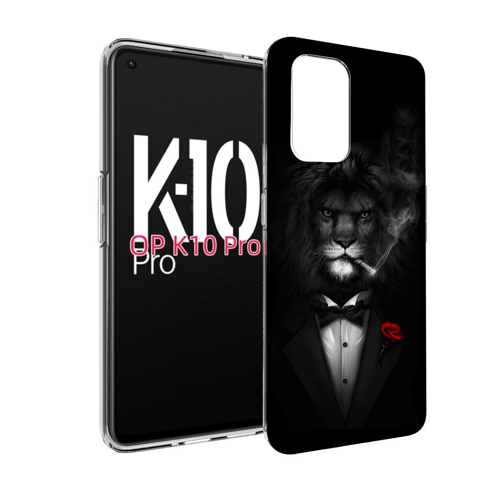 

Чехол MyPads лев-в-темноте-с-сигаретой мужской для OPPO K10 Pro, Прозрачный, Tocco