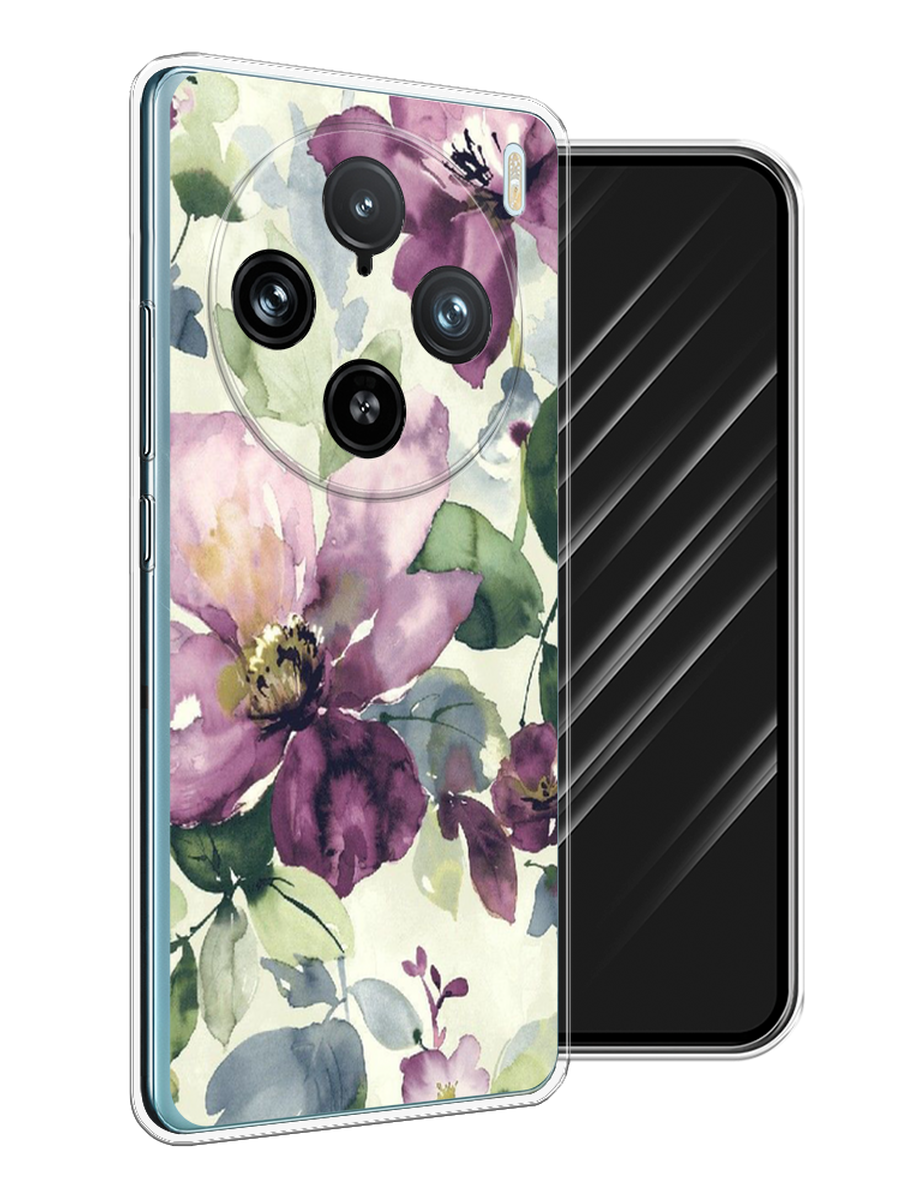 

Чехол Awog на Vivo X100 Pro "Сиреневые цветы-акварель", Фиолетовый, 2611850-1