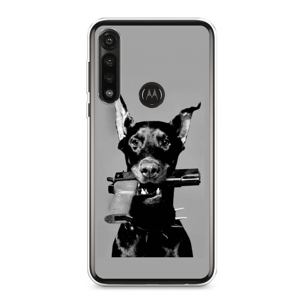 

Силиконовый чехол "Доберман" на Motorola Moto G Power 2020, Разноцветный, 242650-1
