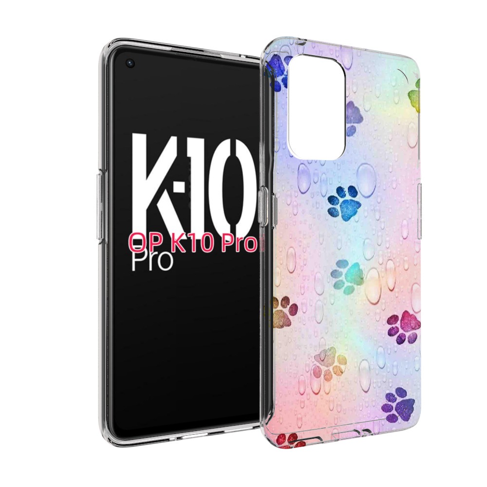 

Чехол MyPads лапки для OPPO K10 Pro, Прозрачный, Tocco