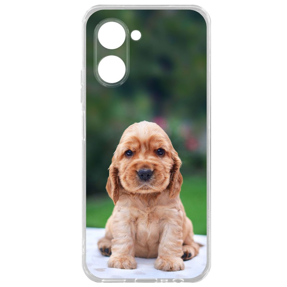 

Чехол-накладка Krutoff Clear Case Щенок кокер-спаниеля для Realme C33 2023, Прозрачный