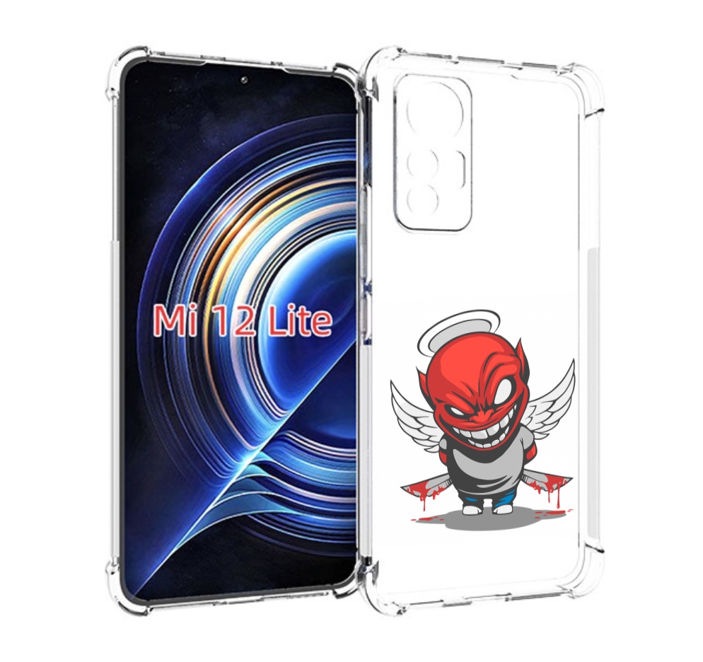 

Чехол MyPads злой-ангел для Xiaomi 12 Lite, Прозрачный, Tocco