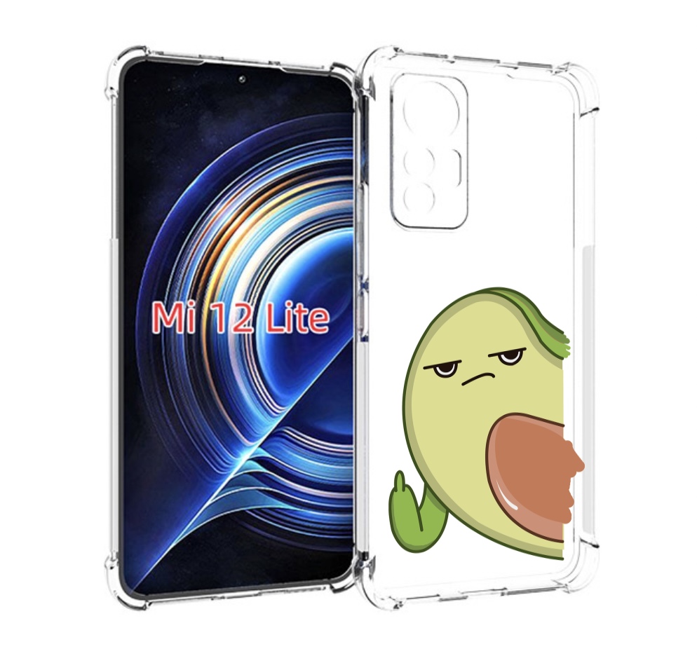 

Чехол MyPads злой-авокадо для Xiaomi 12 Lite, Прозрачный, Tocco