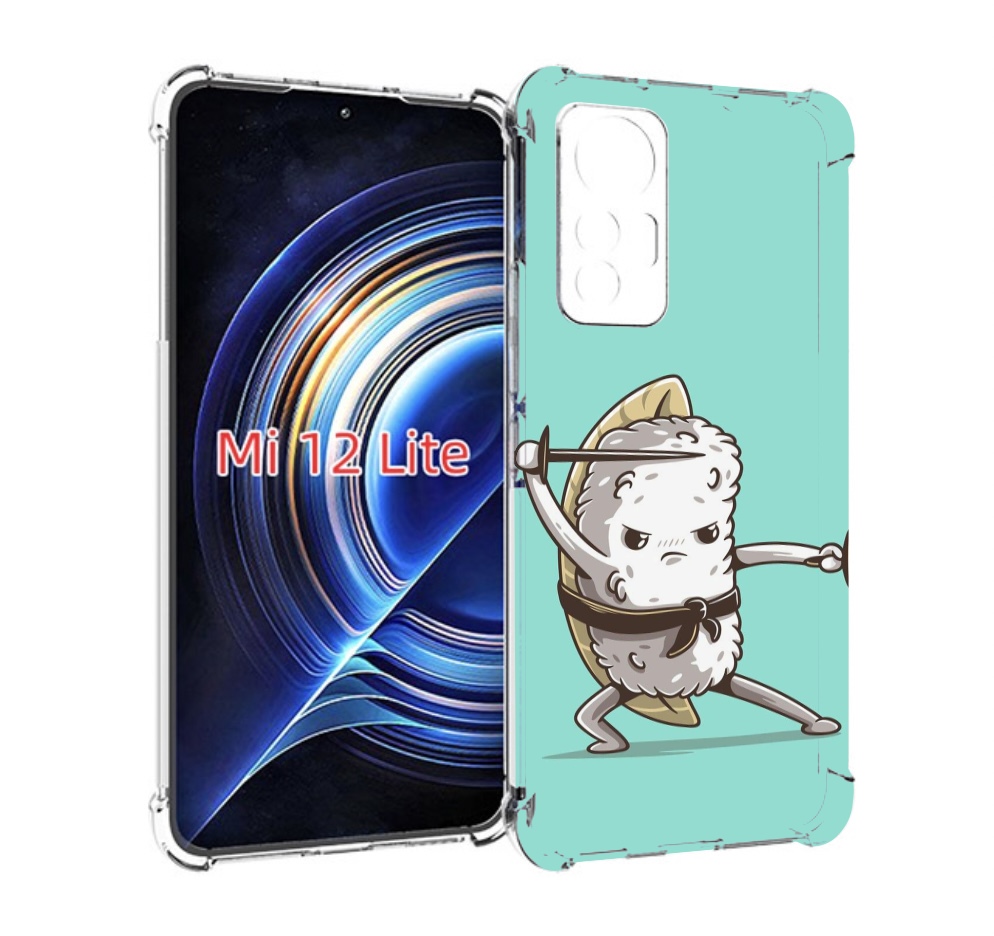 

Чехол MyPads злой суши детский для Xiaomi 12 Lite, Прозрачный, Tocco