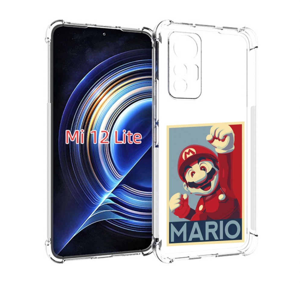

Чехол MyPads злой марио для Xiaomi 12 Lite, Прозрачный, Tocco