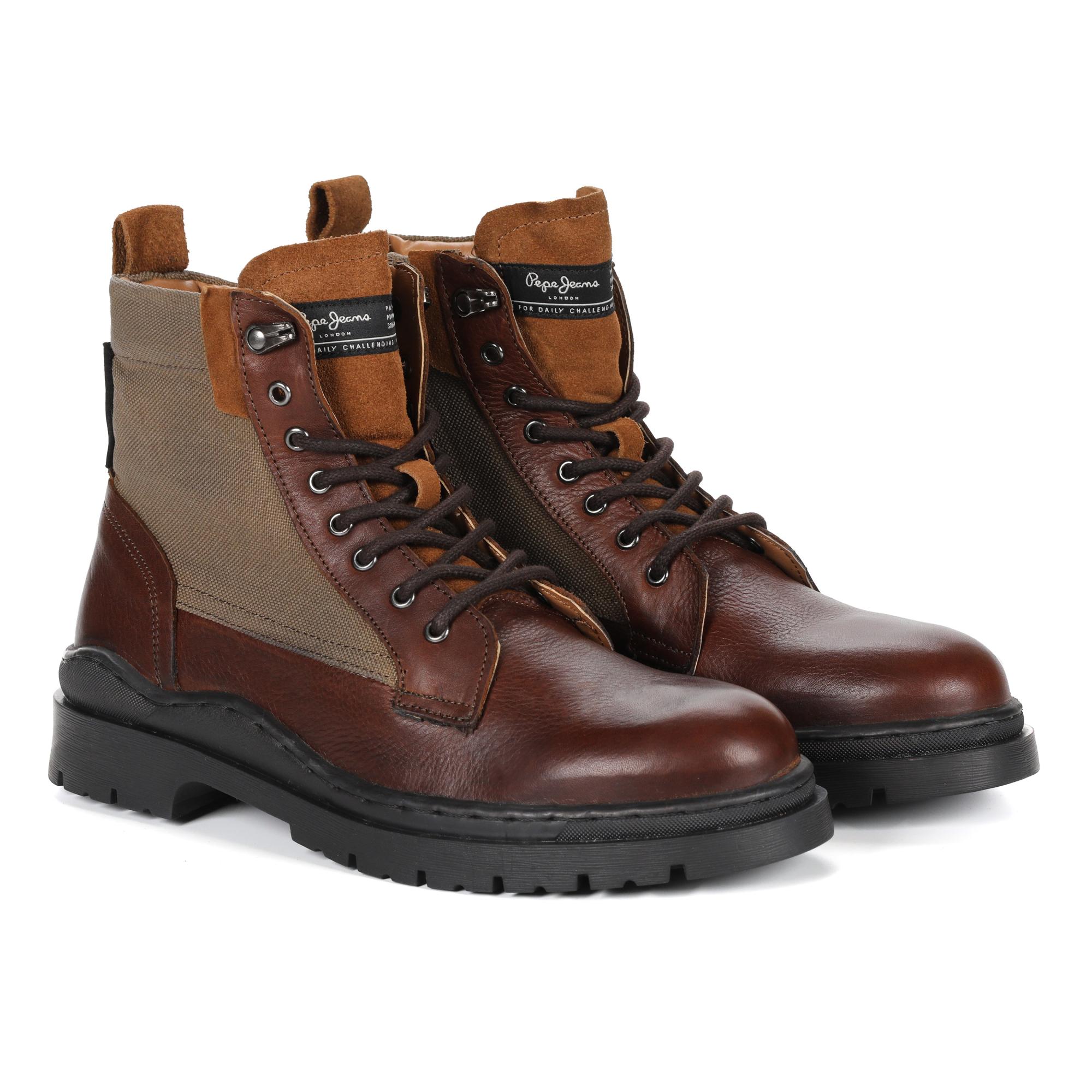 

Ботинки мужские Pepe Jeans London BRAD BOOT COMBI PMS50226 коричневые 44 EU, Коричневый, BRAD BOOT COMBI PMS50226