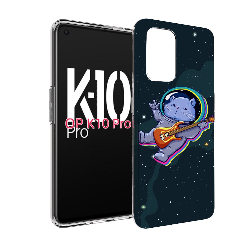 

Чехол MyPads крутой-хомяк-в-космосе для OPPO K10 Pro, Прозрачный, Tocco