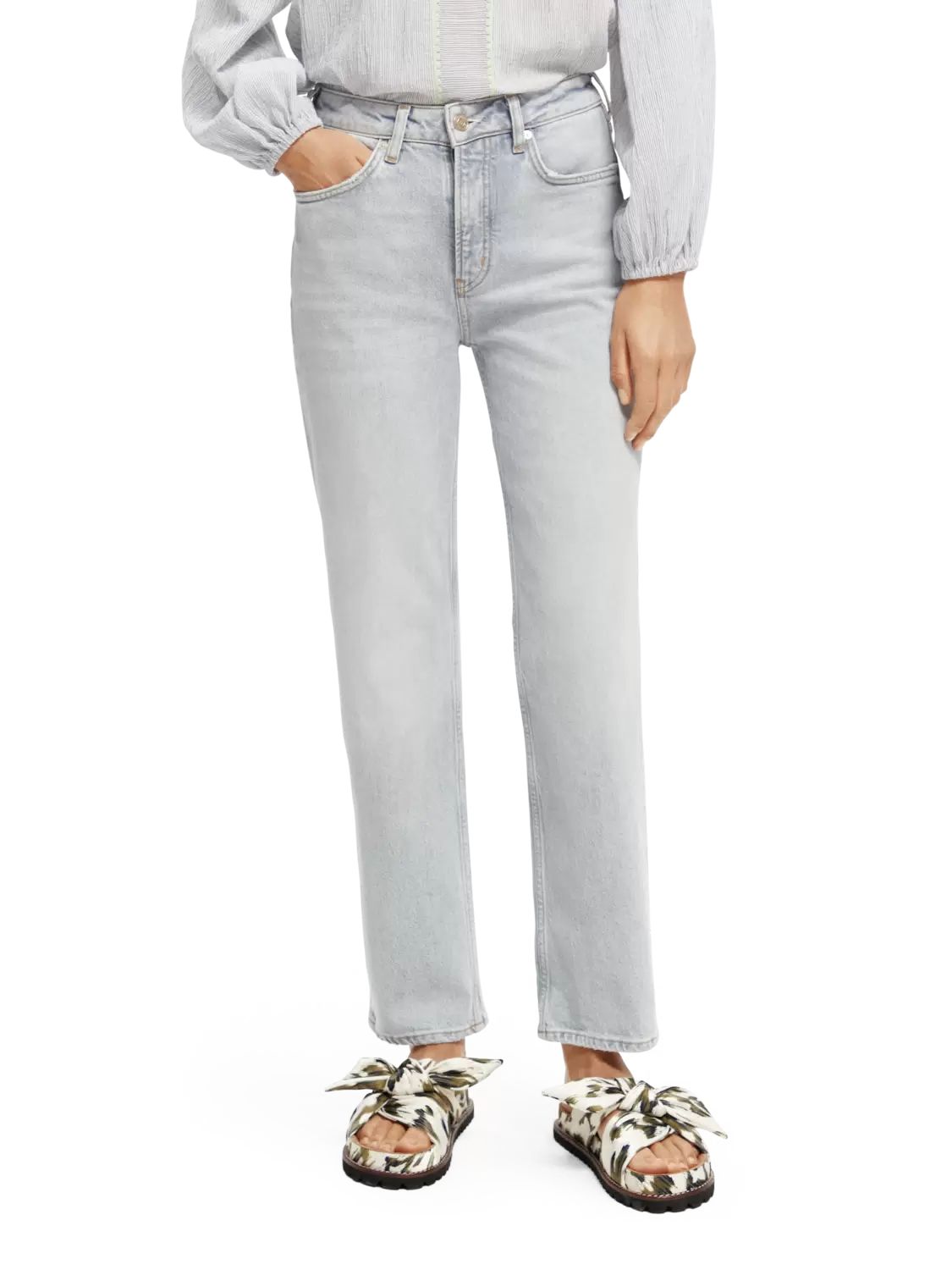 

Джинсы женские Scotch & Soda 170061/5256 серые W29/L32, Серый, 170061/5256