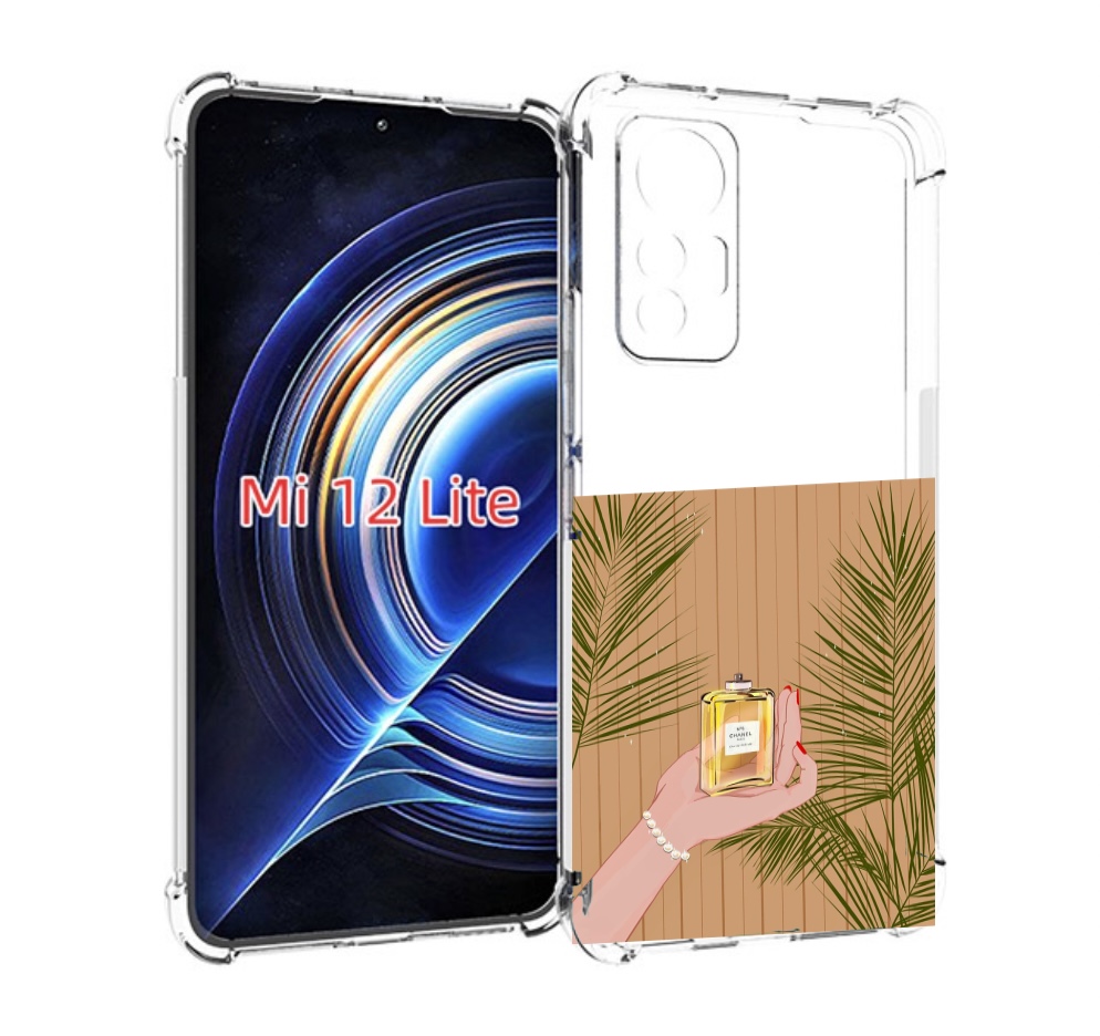 

Чехол MyPads запах-шанель-номер-5 для Xiaomi 12 Lite, Прозрачный, Tocco