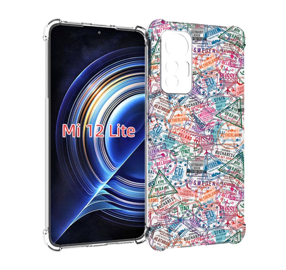 

Чехол MyPads загранчехол для Xiaomi 12 Lite, Прозрачный, Tocco