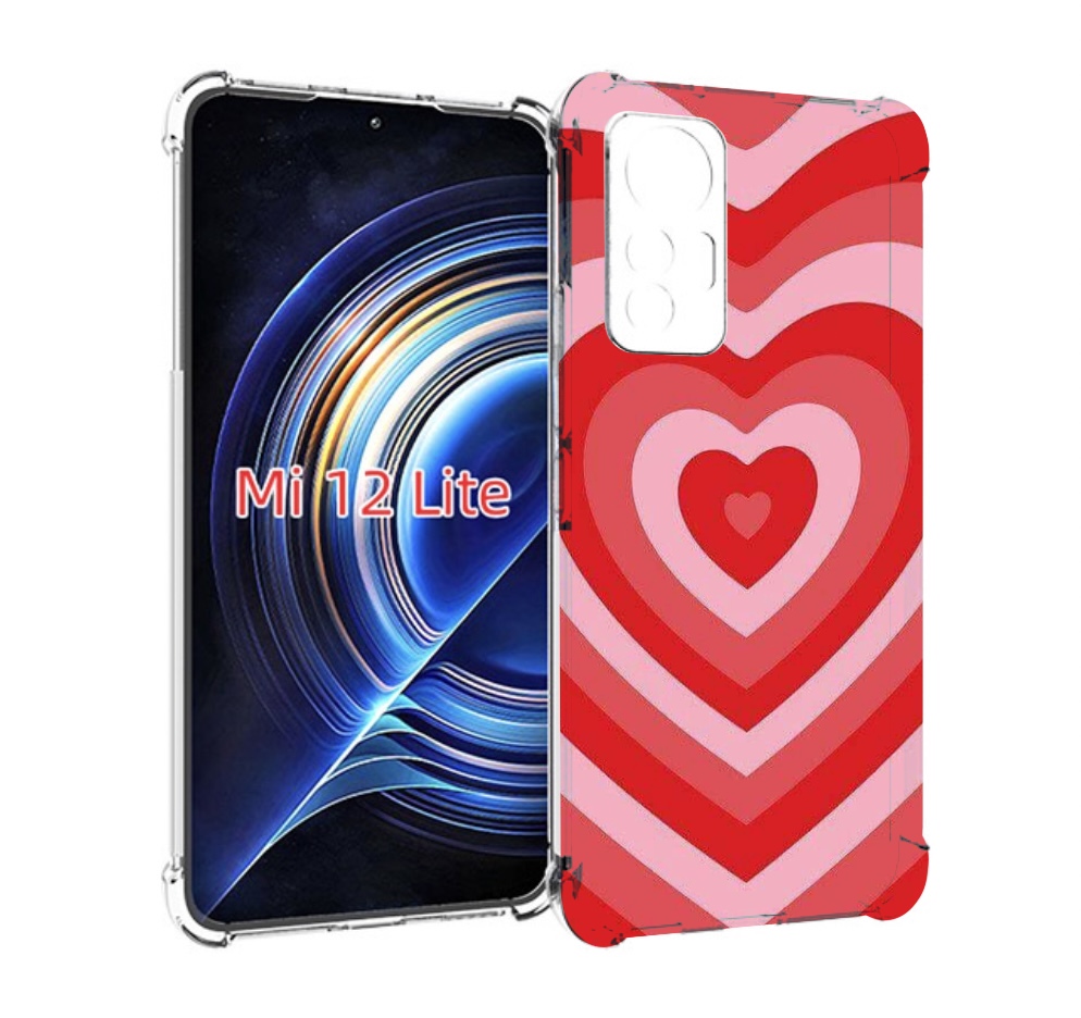 

Чехол MyPads завораживающее сердце женский для Xiaomi 12 Lite, Прозрачный, Tocco