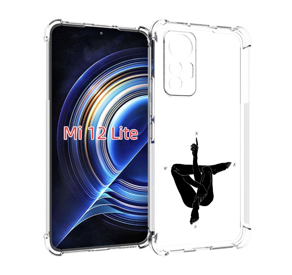 

Чехол MyPads живой компас для Xiaomi 12 Lite, Прозрачный, Tocco