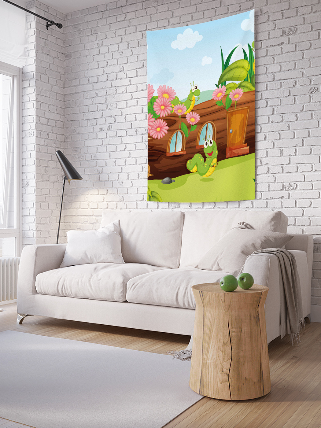 

Вертикальное фотопанно на стену JoyArty Детский домик 150x200 см, Детский домик