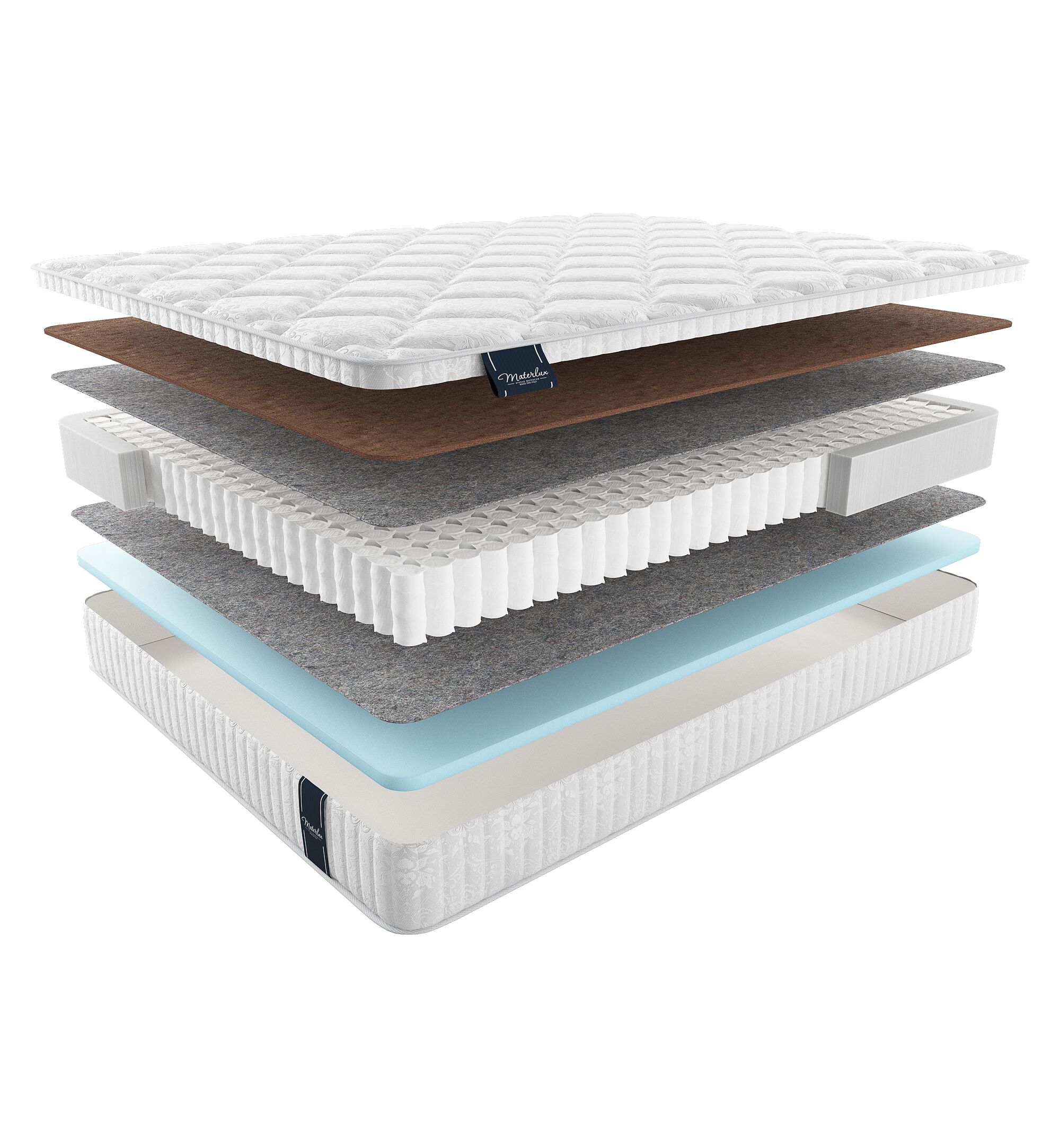 

Матрас Materlux Light-Soft Toskana 205х215, Бежевый;белый;серый;серебристый, Toskana