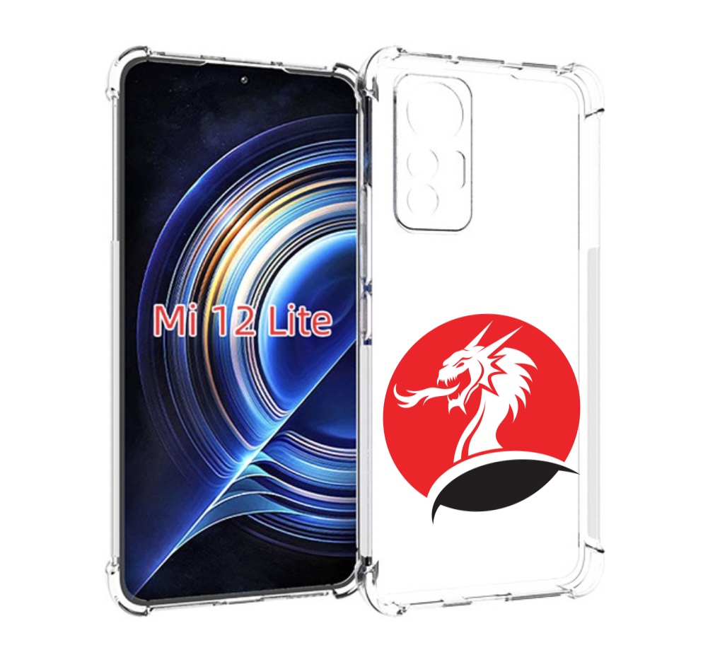 

Чехол MyPads дракон-рисунок для Xiaomi 12 Lite, Прозрачный, Tocco