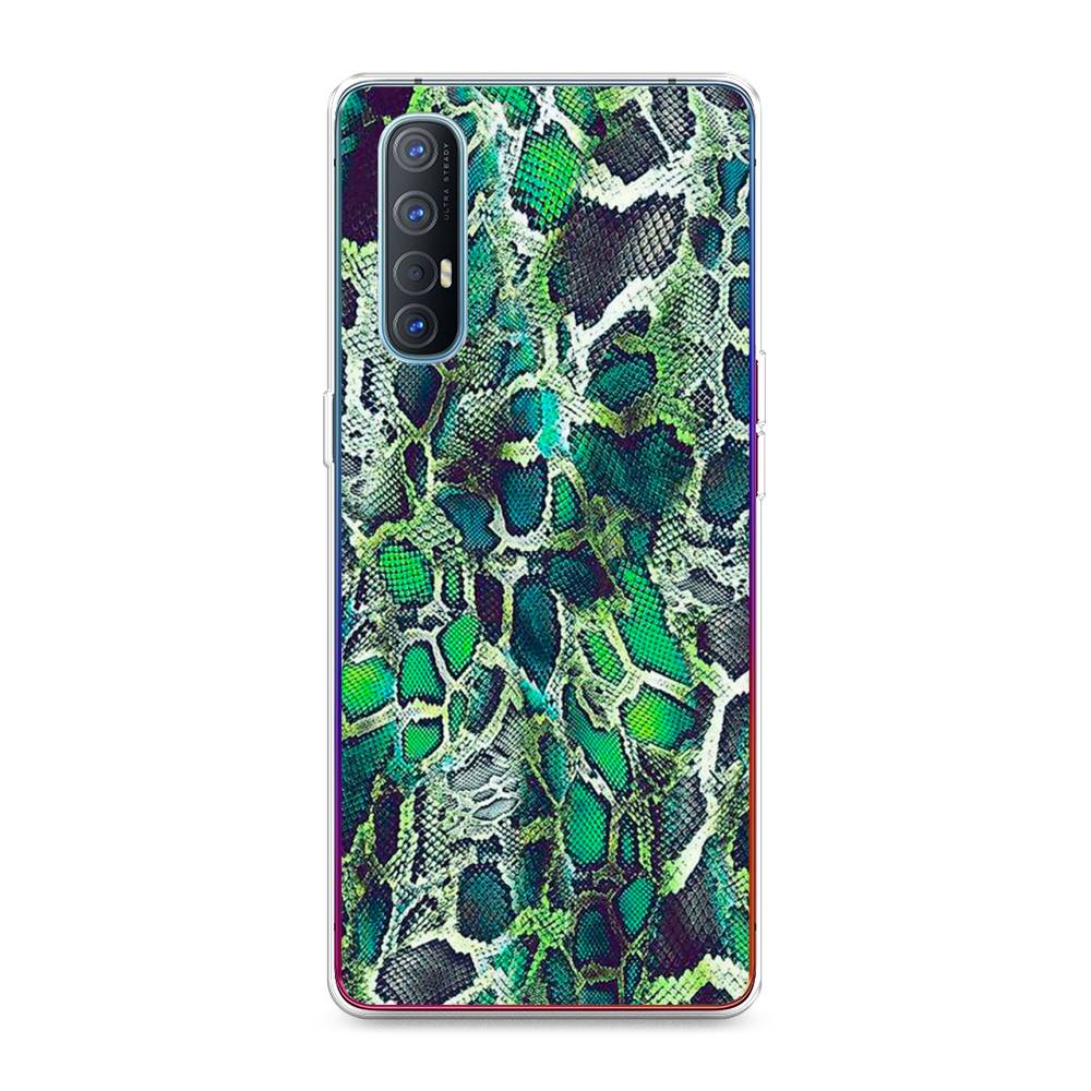 

Чехол Awog на Oppo Reno 3 Pro "Зеленая кожа змеи", Разноцветный, 252550-3