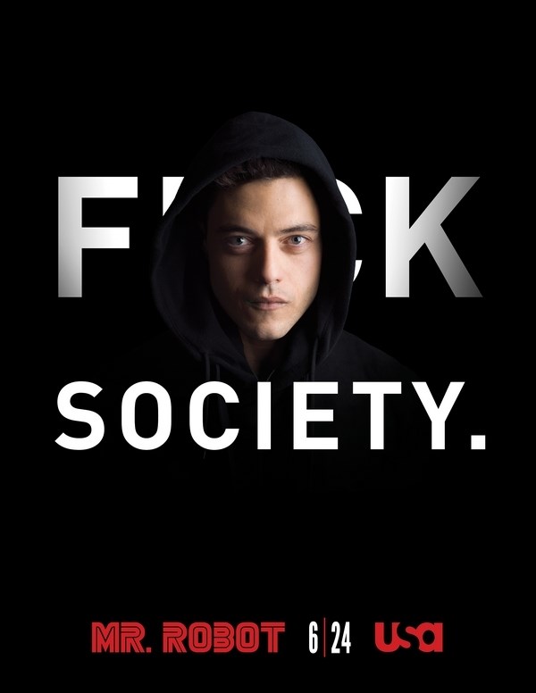 Постер к сериалу Мистер Робот (Mr. Robot) 50x70 см