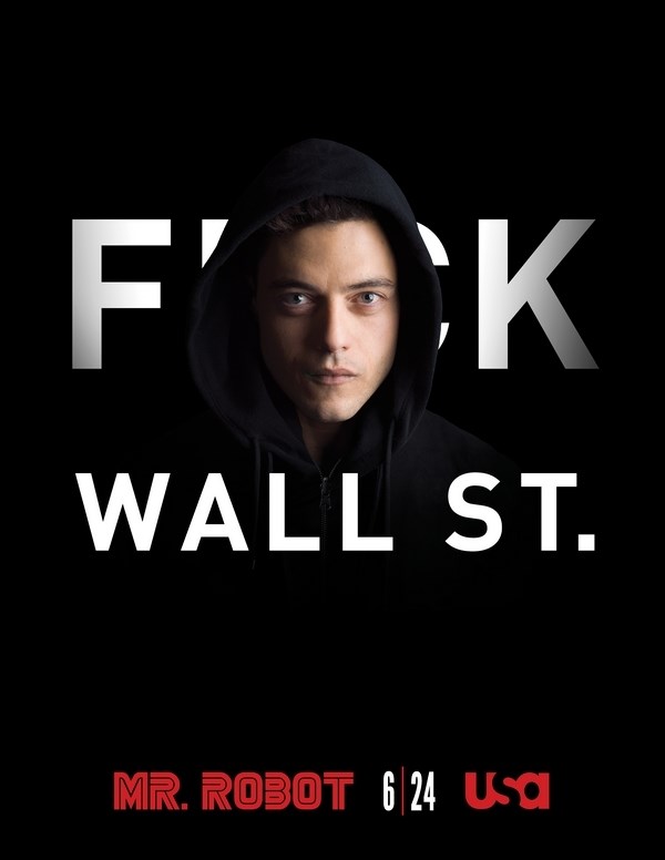 

Постер к сериалу "Мистер Робот" (Mr. Robot) Оригинальный 55,9x71,1 см