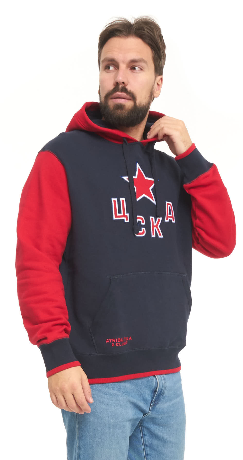 

Худи мужское Atributika&Club ЦСКА 360110 синее XL, Синий, ЦСКА 360110