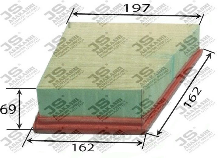 

Воздушный фильтр JS Asakashi a4507