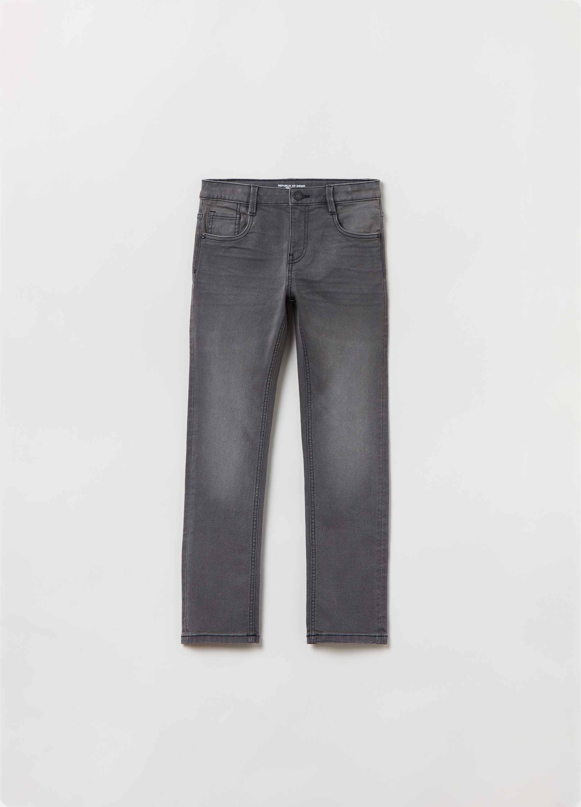 Джинсы OVS для мальчиков, серые, 13-14 лет, 1842564 джинсы jogger fit для мальчиков