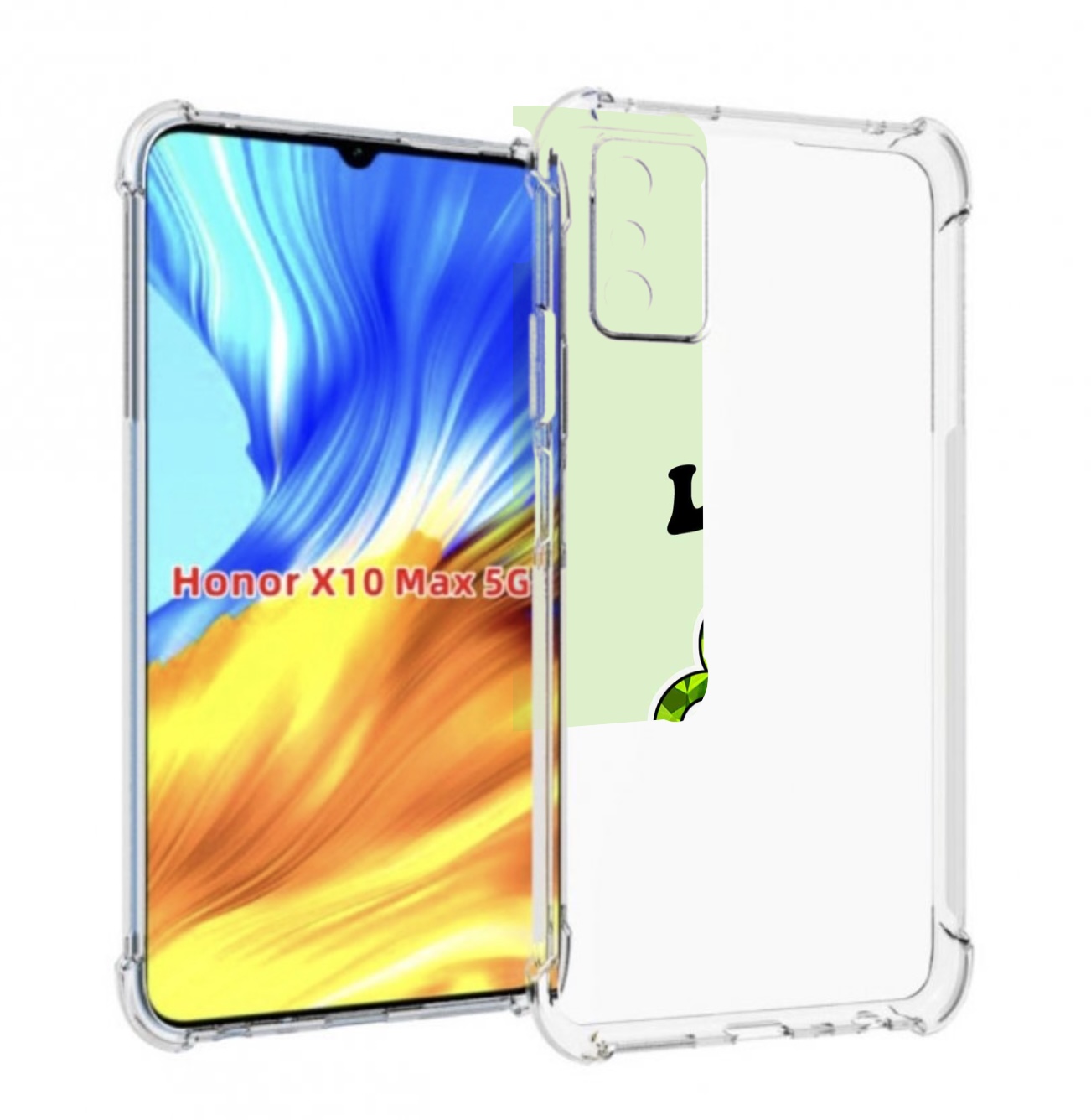 

Чехол MyPads знак зодиака лев 1 для Honor X10 Max, Прозрачный, Tocco