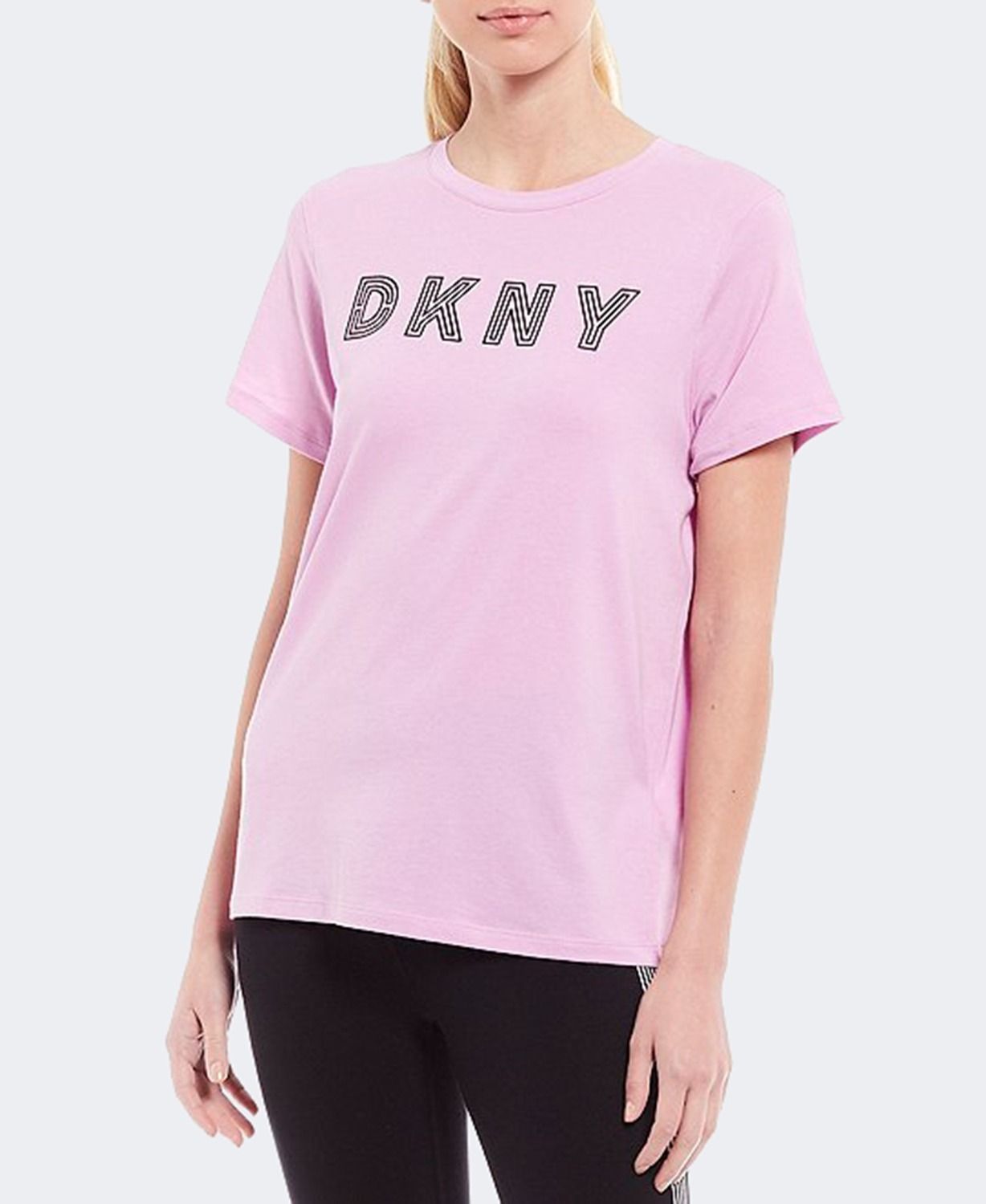 

Футболка женская DKNY DP0T7440 розовая L, DP0T7440