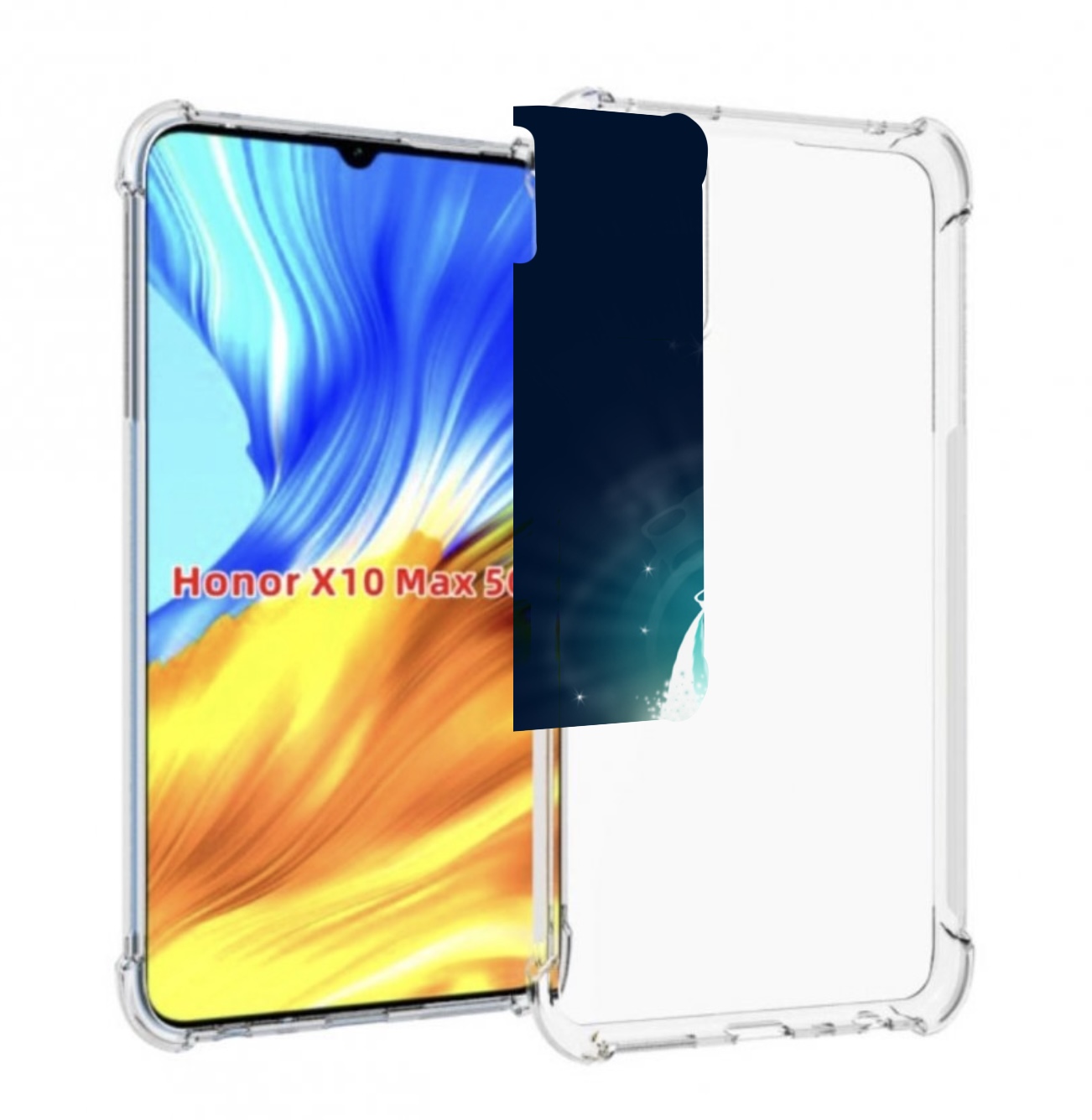

Чехол MyPads знак зодиака водолеи 1 для Honor X10 Max, Прозрачный, Tocco