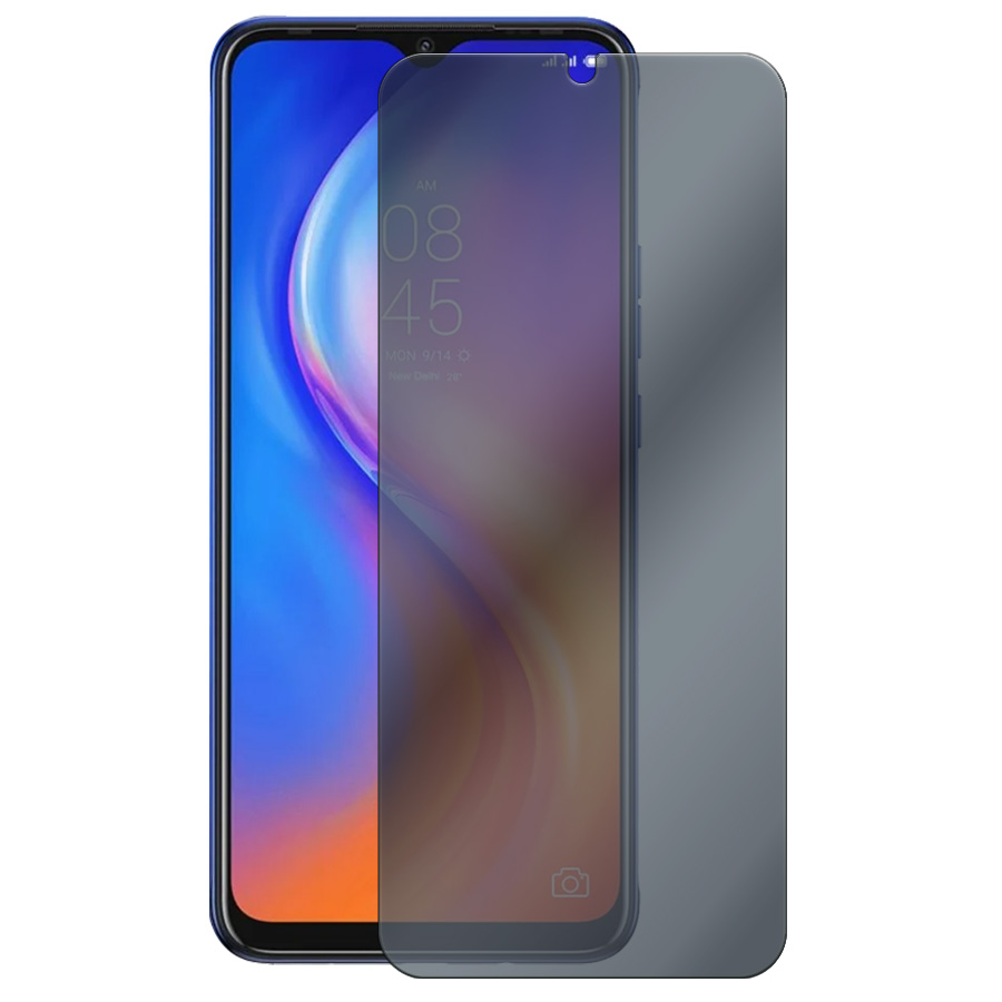 

Стекло защитное гибридное Антишпион Krutoff для Tecno Spark 6 Air