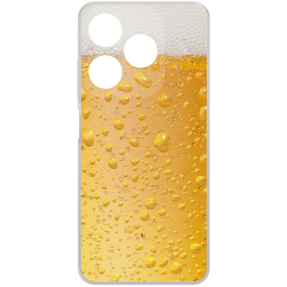 

Чехол-накладка Krutoff Clear Case Пенное для TECNO Spark 10C, Прозрачный