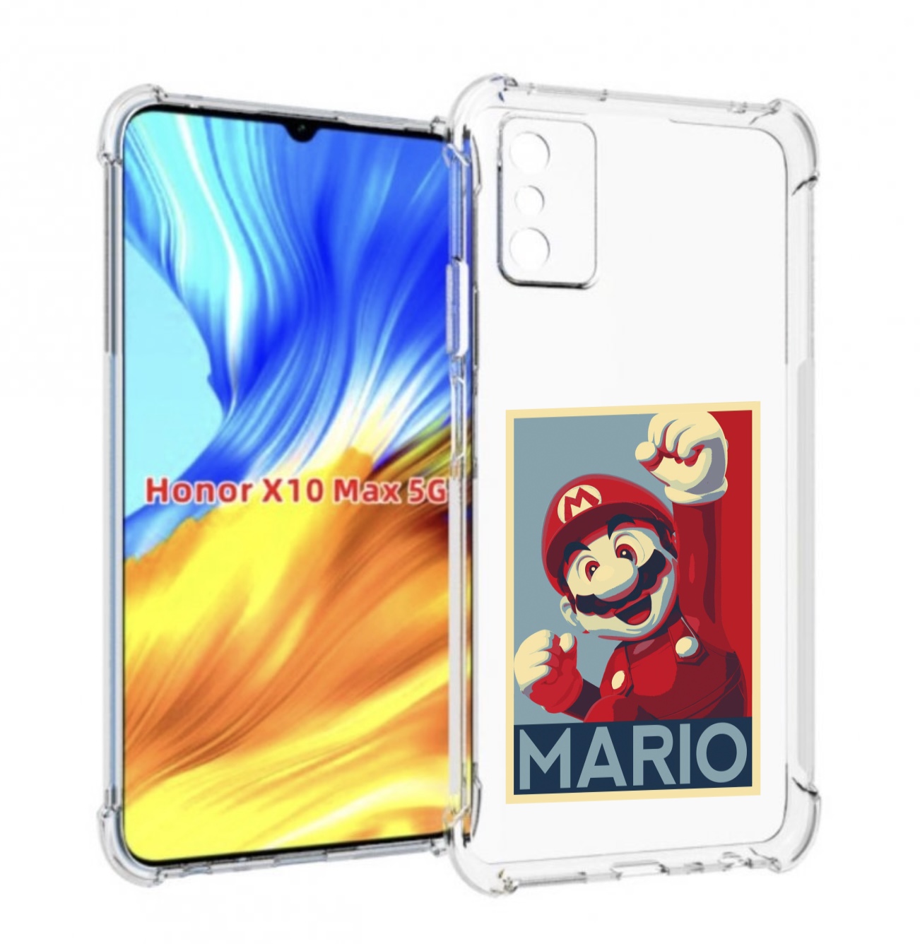 

Чехол MyPads злой марио для Honor X10 Max, Прозрачный, Tocco