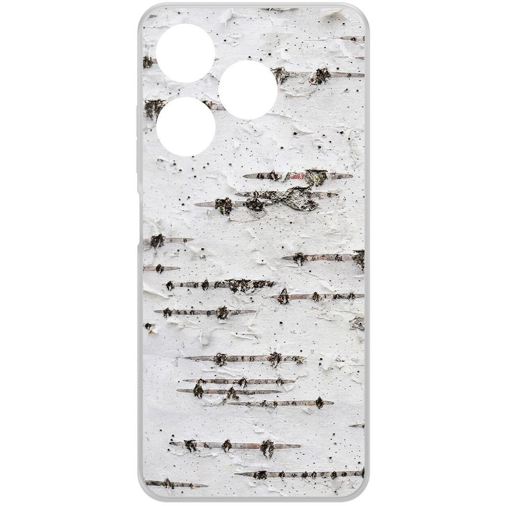Чехол-накладка Krutoff Clear Case Березка для TECNO Spark 10C