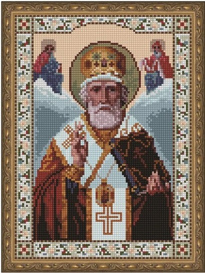 

PaintBoy Алмазная вышивка Святитель Николай Чудотворец VA422, 40x50 см
