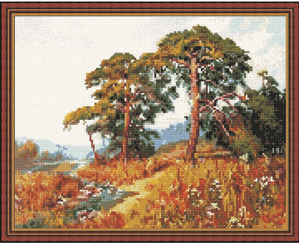 

PaintBoy Алмазная вышивка Пушистые сосны VA226, 40x50 см