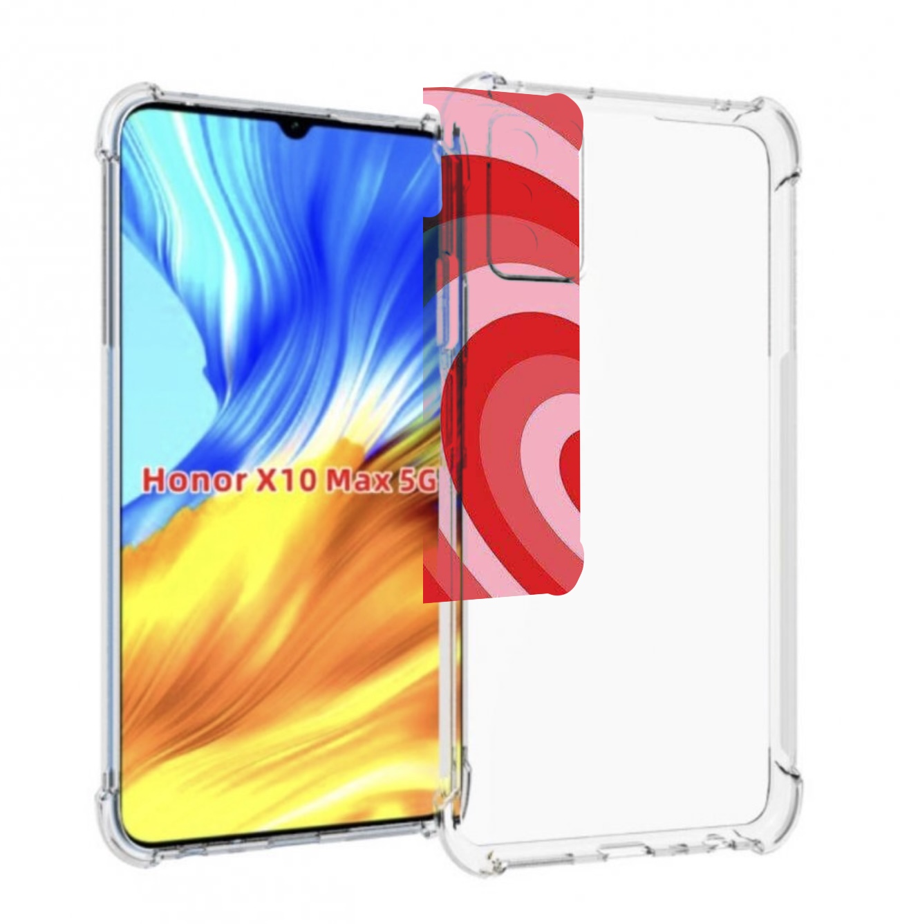 

Чехол MyPads завораживающее сердце женский для Honor X10 Max, Прозрачный, Tocco