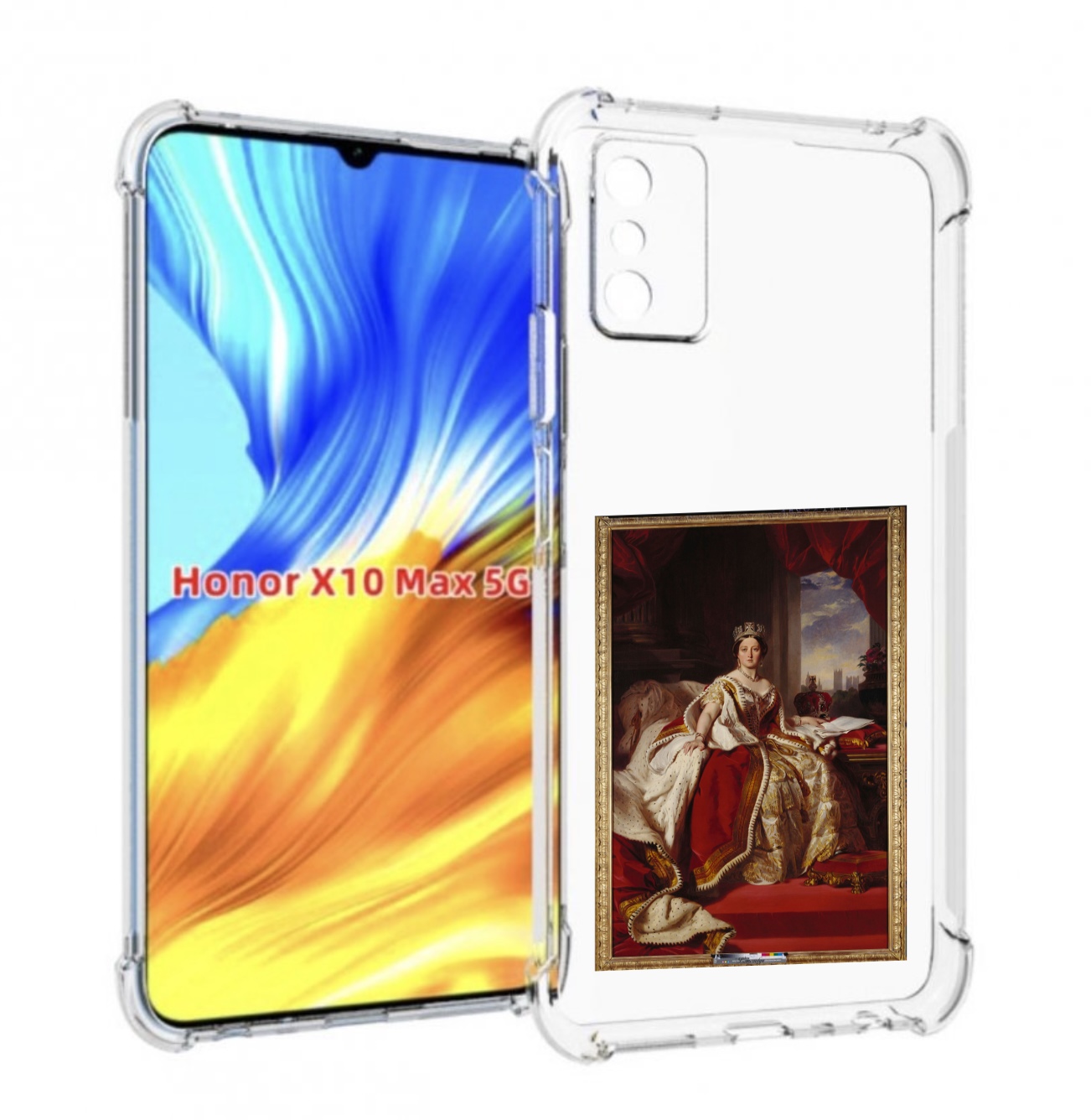 

Чехол MyPads елизавета-2 для Honor X10 Max, Прозрачный, Tocco