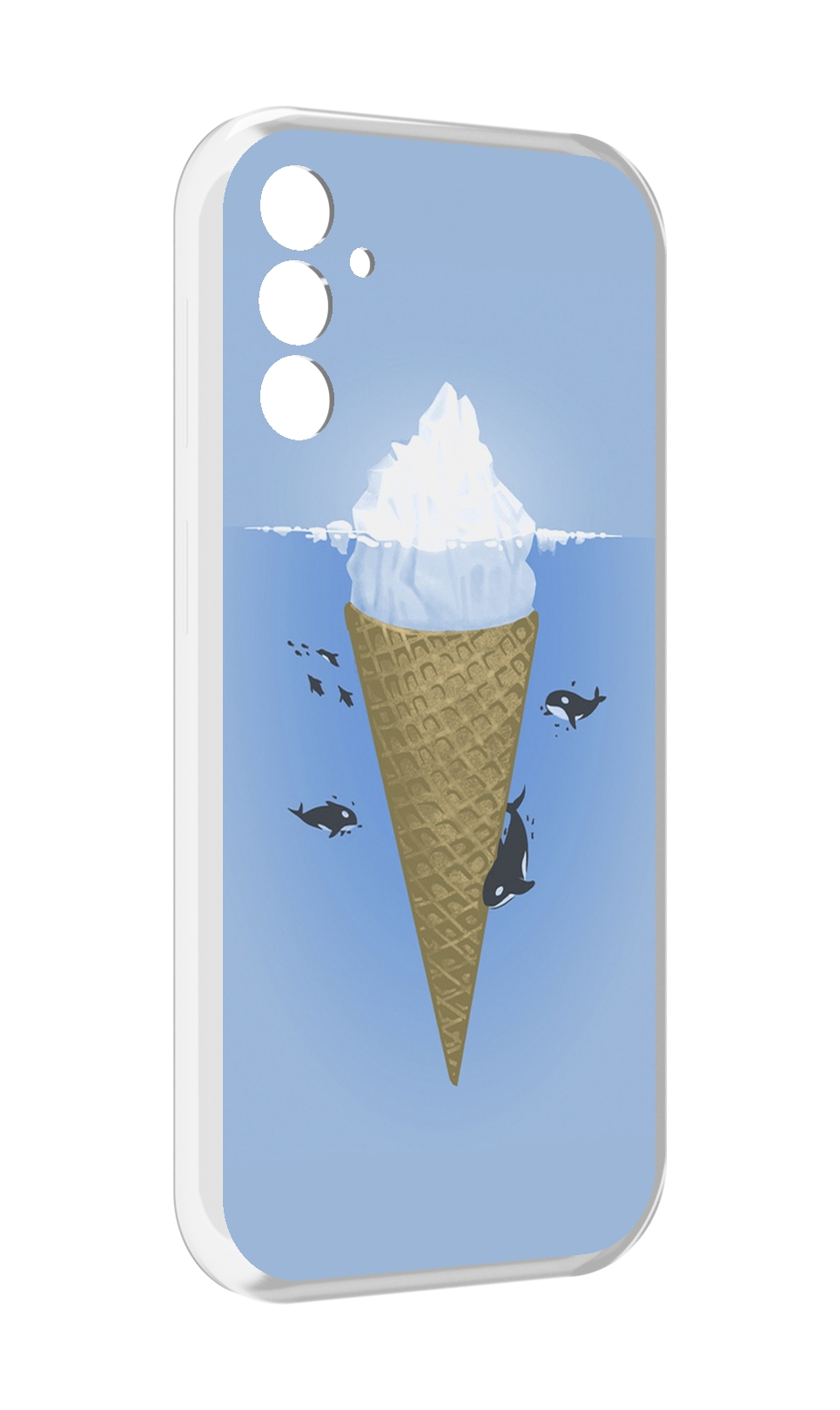 

Чехол MyPads мороженное-у-косаток для Samsung Galaxy M13, Прозрачный, Tocco