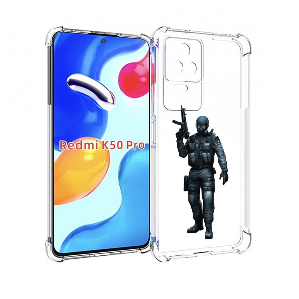 

Чехол MyPads crossfire для Xiaomi Redmi K50 / K50 Pro, Прозрачный, Tocco