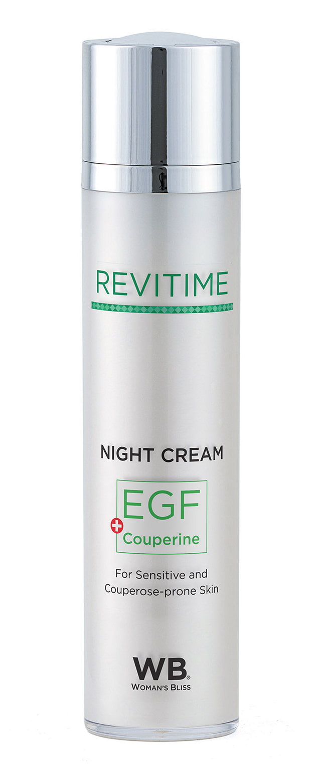 

Крем ночной Woman’s Bliss для чувствительной кожи c Egf и Couperine 50 мл