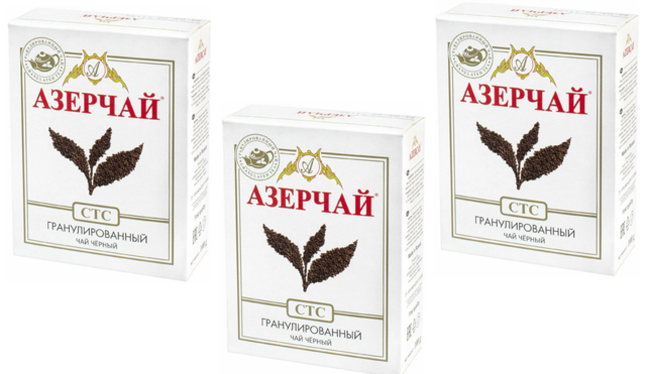 Чай черный Azercay СТС, 100 г, 3 шт