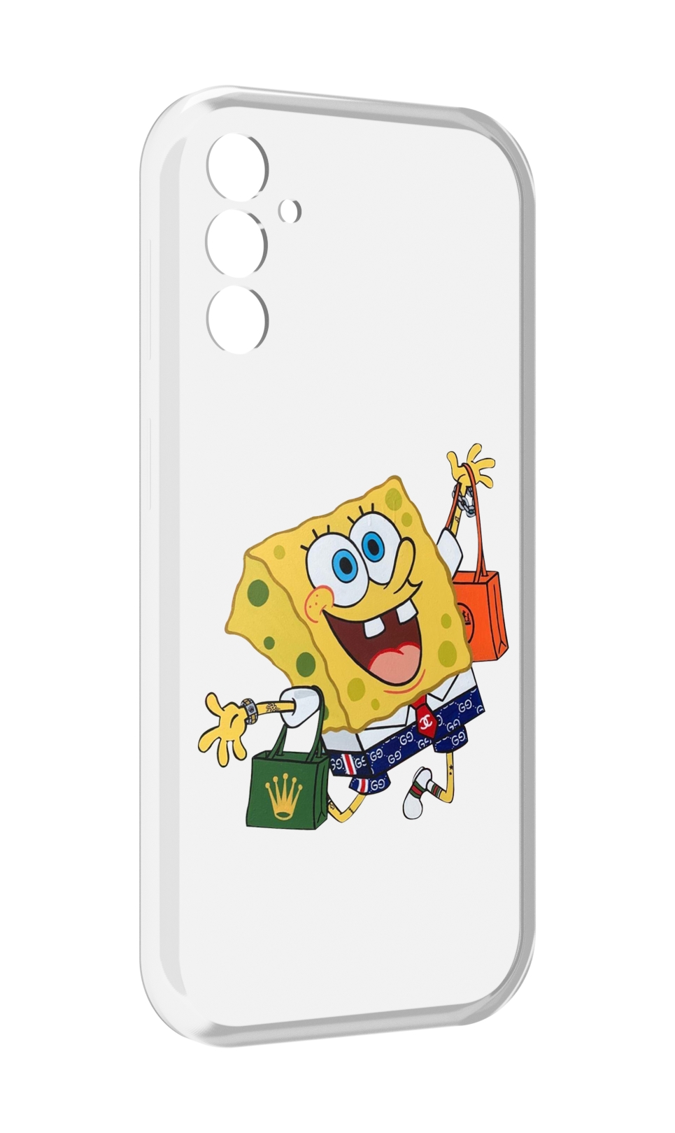 

Чехол MyPads модный-спанч-боб для Samsung Galaxy M13, Прозрачный, Tocco