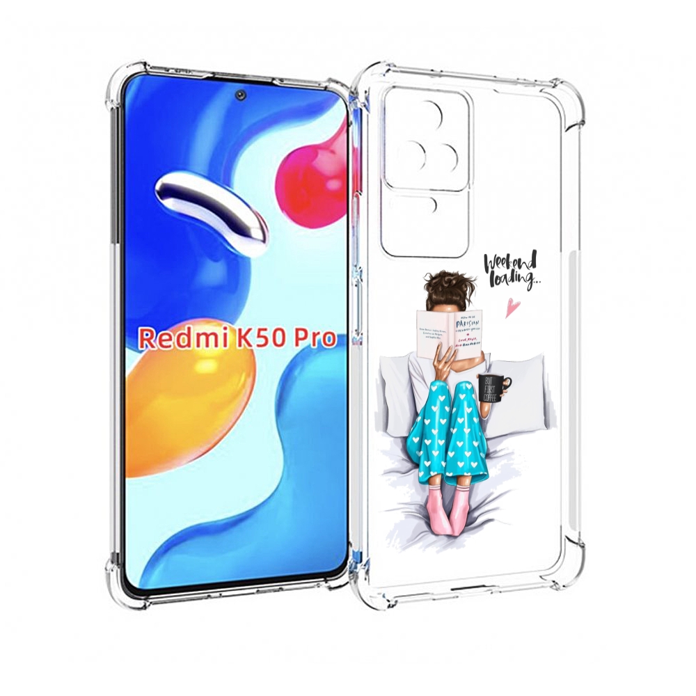 

Чехол MyPads Weekend-loading для Xiaomi Redmi K50 / K50 Pro, Прозрачный, Tocco