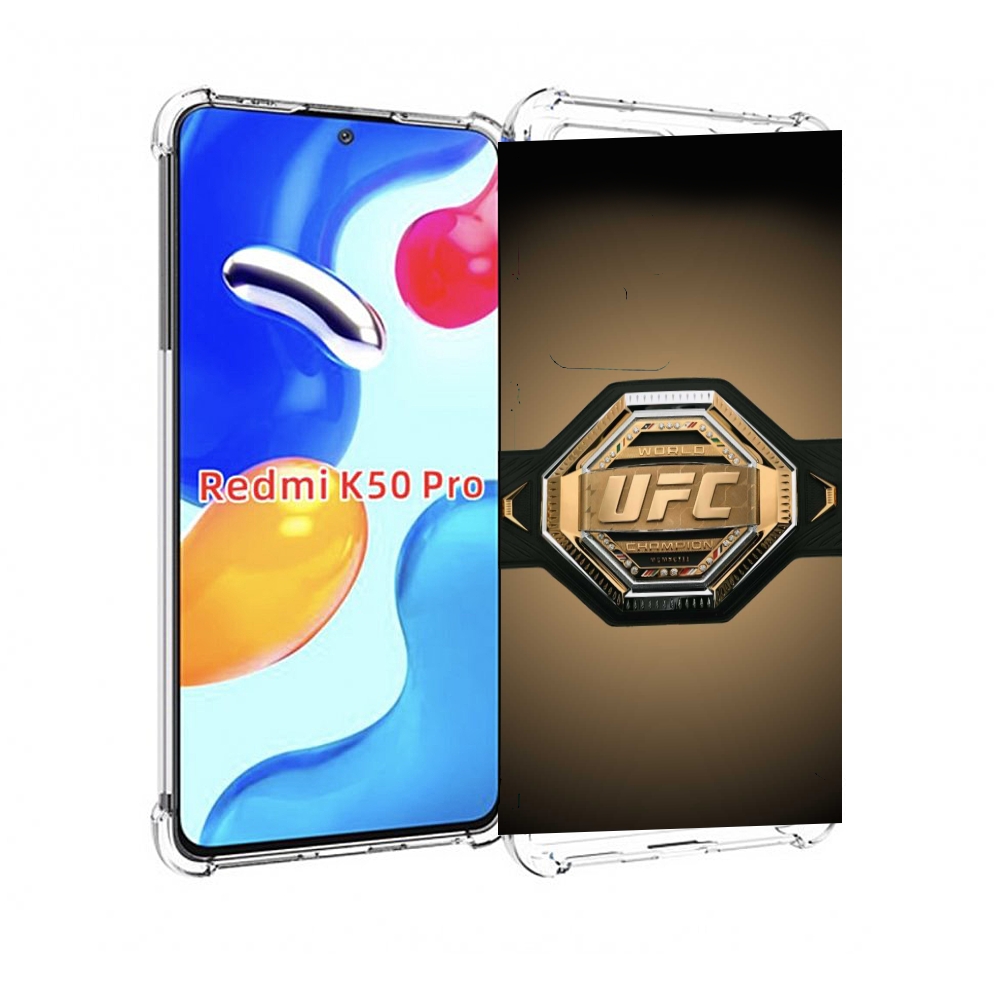 

Чехол MyPads UFC единоборства мужской для Xiaomi Redmi K50 / K50 Pro, Прозрачный, Tocco