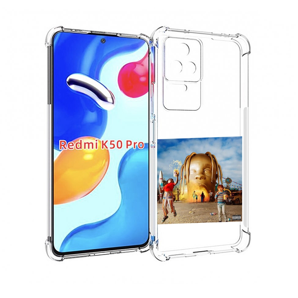 

Чехол MyPads Travis Scott - Astroworld для Xiaomi Redmi K50 / K50 Pro, Прозрачный, Tocco