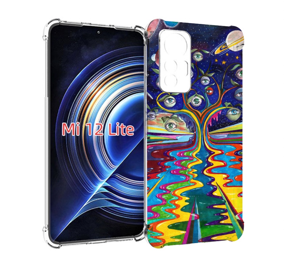 

Чехол MyPads дерево с глазами акварель для Xiaomi 12 Lite, Прозрачный, Tocco