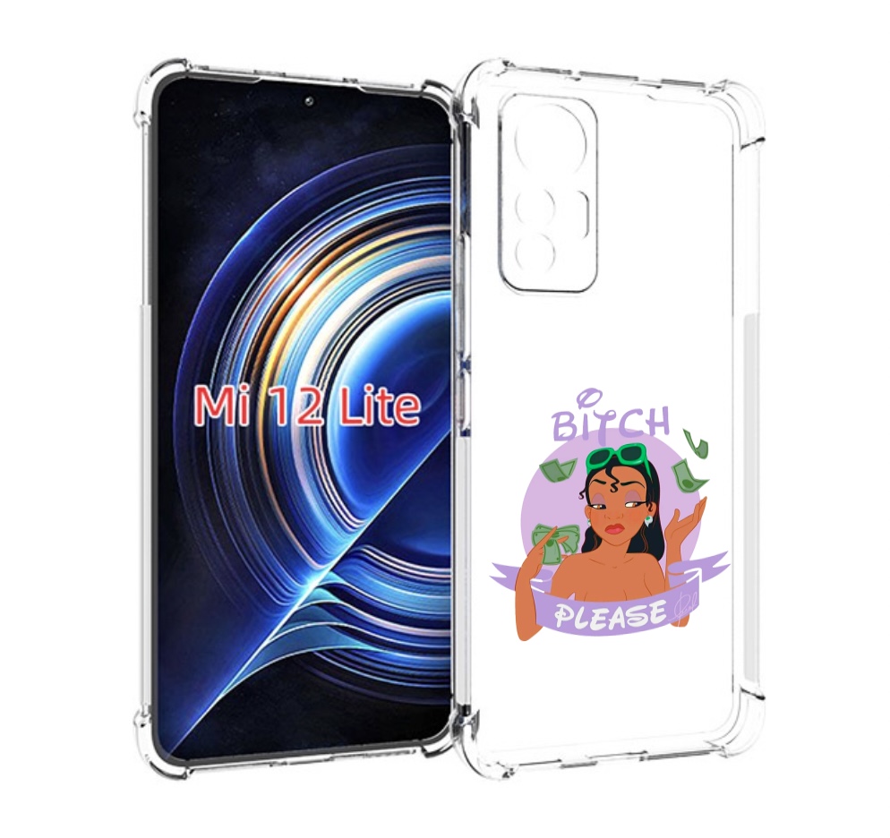

Чехол MyPads деньги-пожалуйста женский для Xiaomi 12 Lite, Прозрачный, Tocco