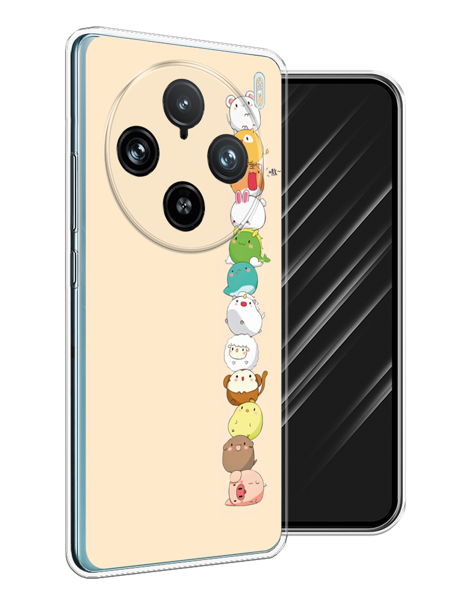 

Чехол Awog на Vivo X100 Pro "Питомцы Чиби", Желтый, 2611850-1